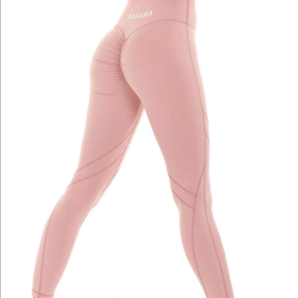 Xahara pink blush leggings sz XXS athletic yoga